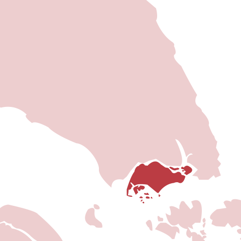 Kartillustration Singapore