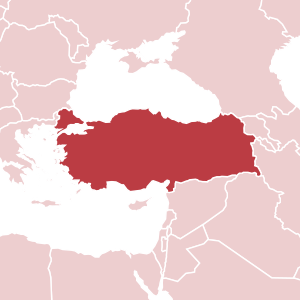 Kartillustration Turkiet