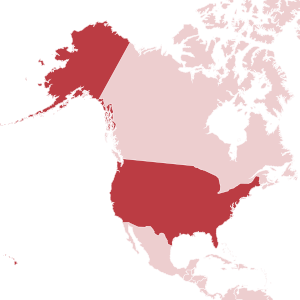 USA karta