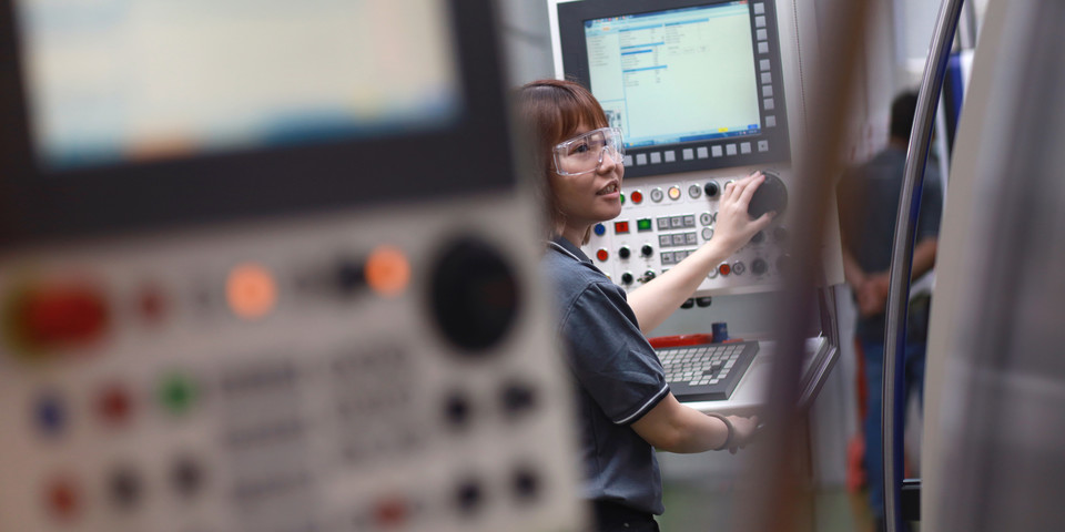 engineer in control room