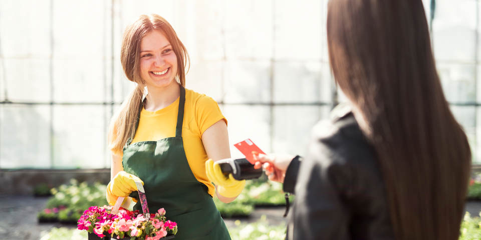 handel i blomsteraffär